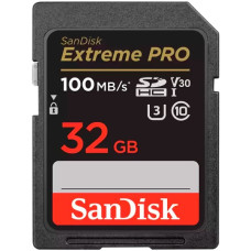SANDISK Extreme PRO 32GB SDHC Memory Card + 2 years RescuePRO Deluxe up to 100MB/s & 90MB/s Read/Write speeds, UHS-I, Class 10, U3, V30 SANDISK Extreme PRO 32GB SDHC Memory Card + 2 years RescuePRO Deluxe up to 100MB/s & 90MB/s Read/Write speeds, UHS-I, Class 10, U3, V30