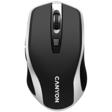 CANYON mouse MW-19 EU Wireless Charge Black Silver