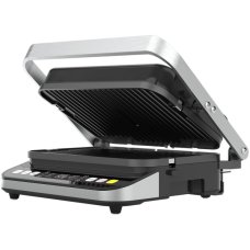 AENO ''Electric Grill EG5: 2000W, 2 heating modes - Lower Grill, Both Grills, 6 preset programs, Defrost, Max opening angle -180°, Temperature regulation, Timer, Removable double-sided plates, Plate size 320*220mm''