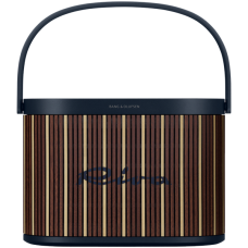 Beosound A5 Speaker Riva Edt (Cover Mahogany Maple/Handle Navy Blue)