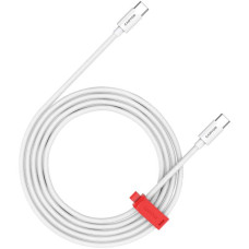 CANYON cable CC100AB C-C 100W Braided 1.2m White CANYON cable CC100AB C-C 100W Braided 1.2m White