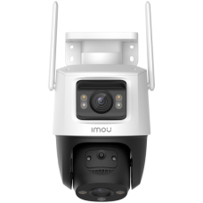 Imou Cruiser Dual, full color night vision Wi-Fi IP camera 5MP + 5MP, rotation 355°Pan & 0-90°Tilt, 1/3" CMOS, H.265, micro SD (256GB), 30fps@1620, 3.6mm Fixed lens, FOV 78°, IR up to 30m, 8x Digital Zoom, 1x RJ45, Mic&Speaker, 110dB Siren, I