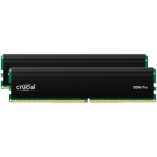 Crucial Pro OC 32GB Kit (2X16GB) DDR5-6400 UDIMM CL38 Black