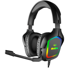 Gaming headphones with microphone AP-U750MV, black (USB, RGB)