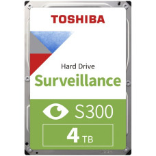 HDD Video Surveillance TOSHIBA S300 4TB SMR, 3.5'', 256MB, 5400RPM, SATA, TBW: 180 HDD Video Surveillance TOSHIBA S300 4TB SMR, 3.5'', 256MB, 5400RPM, SATA, TBW: 180