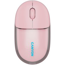 CANYON mouse OnClick 24 BT/ Wireless Transparent/Pink CANYON mouse OnClick 24 BT/ Wireless Transparent/Pink
