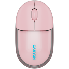 CANYON mouse OnClick 24 BT/ Wireless Transparent/Pink CANYON mouse OnClick 24 BT/ Wireless Transparent/Pink