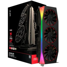 XFX Mercury AMD Radeon RX 9070XT OC Magnetic Air Edition with RGB 16GB GDDR6 HDMI 3xDP, AMD RDNA 4