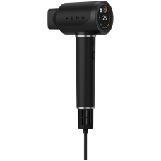 High Speed Hair Dryer, Black, 220V-240V~50-60Hz, 1500W, Voice Control, Ionizer, Touch LCD, Infrared Nursing, Infrared Distance Protection, AI Control, Gravity Sensor 110000RPM, Noise less than 67dB