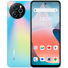 Blackview Shark 9 6.67-inch HD+IPS,720*1604 Resolution, 90Hz Refresh Rate,85% Screen-to-body Ratio, 8 GB RAM & 256GB ROM, LPDDR4X+ UFS2.2, DokeOS 4.0 Based on Android 14, 5000mAh; 18W Fast Charging, 4G, 5G Band, Blue