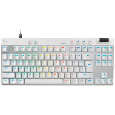 LOGITECH G PRO X TKL RAPID Gaming Keyboard - WHITE - US INT'L - USB - EMEA28i-935 - LINEAR