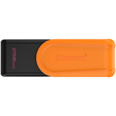 Kingston  256GB Portable USB 3.2 Gen 1 DataTraveler Exodia S (Black/Orange)