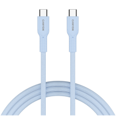 CANYON cable OnWire 60CL C-C 60W COLOR Braided 1m Light Blue