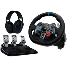 LOGITECH G29 EU + G435 - BLACK - USB - PLUGC - EMEA-914 - EU LOGITECH G29 EU + G435 - BLACK - USB - PLUGC - EMEA-914 - EU