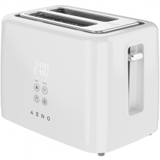 Electric Toaster, White, 220-240V, 50-60Hz, 780-930W, 2 slots, 3 modes, 7 browning levels Electric Toaster, White, 220-240V, 50-60Hz, 780-930W, 2 slots, 3 modes, 7 browning levels
