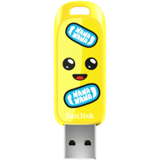 SANDISK USB 3.2,Ingot Type-A,130MB/s,Fortnite Peely Edition,4x6 Box with Window,Global
