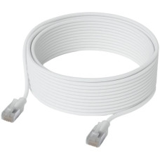 Ubiquiti UniFi UACC-Cable-Patch-EL-C6A-8M-W Premium Patch Cable Ultra-thin braided, designed and optimized for 10 GbE networking, RJ45