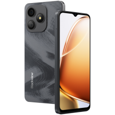 Blackview WAVE 9C 6.56" HD IPS 720x1612 60Hz 4+64GB SC9863A (T603) Octa Core 1.6GHz CAM 8MP/13MP Face recognition 5000mAh No Charger  Android 15 Shadow Black