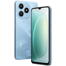 Blackview WAVE 9C 6.56" HD IPS 720x1612 60Hz 4+64GB SC9863A (T603) Octa Core 1.6GHz CAM 8MP/13MP Face recognition 5000mAh No Charger  Android 15 Ripple Blue