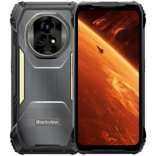 Blackview XPLORE 2 Rugged Phone 6.73 inch AMOLED 3200x1440 120Hz 12/256Gb MT 8300 Octa-Core 3.35GHz 50MP Front 50+20MP Rear Cam Night Vision 457LUM light TUV Low Blue Light Cert UL94 HB WiFi6E -20 to+60  20000mAh MIL-STD-810H Black