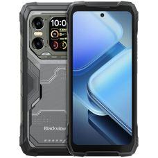 Blackview XPLORE 1 5G Rugged Phone 6.78-inch FHD 2460x1080 120Hz+2.01-inch 296x240 12+256GB MTK Dimensity 7050 octa-core 2.4Ghz Cam 50+64MP+20MP Night Vision 20000mAh NFC Gorilla Glass 5 Android 15 MIL-STD Black