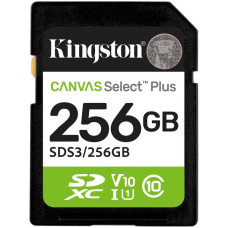 KINGSTON 256GB SDXC Canvas Select Plus Gen3 150MB/s C10 UHS-I U1 V10 KINGSTON 256GB SDXC Canvas Select Plus Gen3 150MB/s C10 UHS-I U1 V10