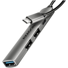 HUE-STC ALU STRIP USB-C 4 port hub