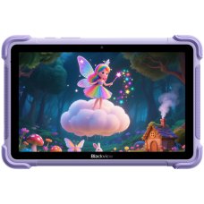 Blackview LINK 1 Kids WiFi 4/64GB 8.68-inch HD IPS 1340x800 60Hz 360nits RK3562 Quad-core 2.0GHz 5+8MP Cam 5000mAh WiFi 6 BT 5.0 Dual Speakers with Smart-K Support Tempered Film Stylus Pen Android 16 Dreamy Purple
