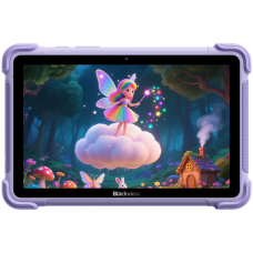 Blackview LINK 1 Kids WiFi 4/64GB 8.68-inch HD IPS 1340x800 60Hz 360nits RK3562 Quad-core 2.0GHz 5+8MP Cam 5000mAh WiFi 6 BT 5.0 Dual Speakers with Smart-K Support Tempered Film Stylus Pen Android 16 Dreamy Purple