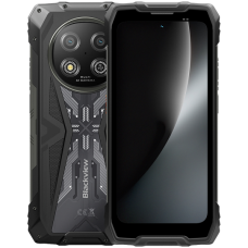 Blackview ROCK 2 5G 6.67-inch HD+ 1640x720 120Hz 12+256GB Unosoc T8100 Octa-Core 2.2GHz 13MP Front 16MP Rear NFC FG MIL-STD-810H 15000mAh Fingerprint  Android 16 Black