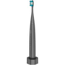 Wireless Tooth Brush, Grey, 3 Brush Heads, 1400mAh, Function: Soft, Clean, Massage, White, Sweep