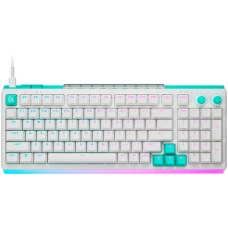 LOGITECH G512 X 98 Wired Gaming Keyboard - WHITE - US INT'L - USB - EMEA28i - 935 - TACTILE