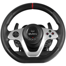 Steering wheel SVEN GC-W1000 (pedals, gearbox, force feedback, D-pad, 17 bt, XB1/P4/PC/X-D-Inpu) Steering wheel SVEN GC-W1000 (pedals, gearbox, force feedback, D-pad, 17 bt, XB1/P4/PC/X-D-Inpu)