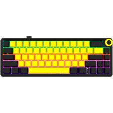 LORGAR KBP70MW, Wireless 65% Mechanical Gaming Keyboard Pro, Black/yellow, EN layout LORGAR KBP70MW, Wireless 65% Mechanical Gaming Keyboard Pro, Black/yellow, EN layout