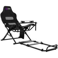 LORGAR FLEX RAF1, Sim Racing Cockpit Advanced, Foldable, 150x72x113 cm-playing, 38x72x126cm-folded, Black LORGAR FLEX RAF1, Sim Racing Cockpit Advanced, Foldable, 150x72x113 cm-playing, 38x72x126cm-folded, Black