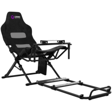 LORGAR FLEX RAF1, Sim Racing Cockpit Advanced, Foldable, 150x72x113 cm-playing, 38x72x126cm-folded, Black LORGAR FLEX RAF1, Sim Racing Cockpit Advanced, Foldable, 150x72x113 cm-playing, 38x72x126cm-folded, Black
