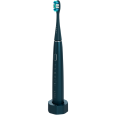 Wireless Tooth Brush, Navy Blue, 3 Brush Heads, 1400mAh, Function: Soft, Clean, Massage, White, Sweep