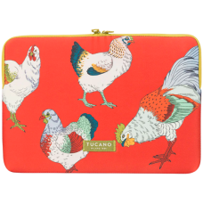 TUCANO SLEEVE SCHIZZO MacBook Air 15/ Laptop 13/ Laptop 14, FAUNA GALLINE ORANGE TUCANO SLEEVE SCHIZZO MacBook Air 15/ Laptop 13/ Laptop 14, FAUNA GALLINE ORANGE
