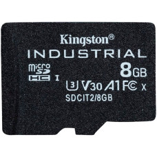 Kingston 8GB microSDHC Industrial C10 A1 pSLC Card Single Pack w/o Adapter
