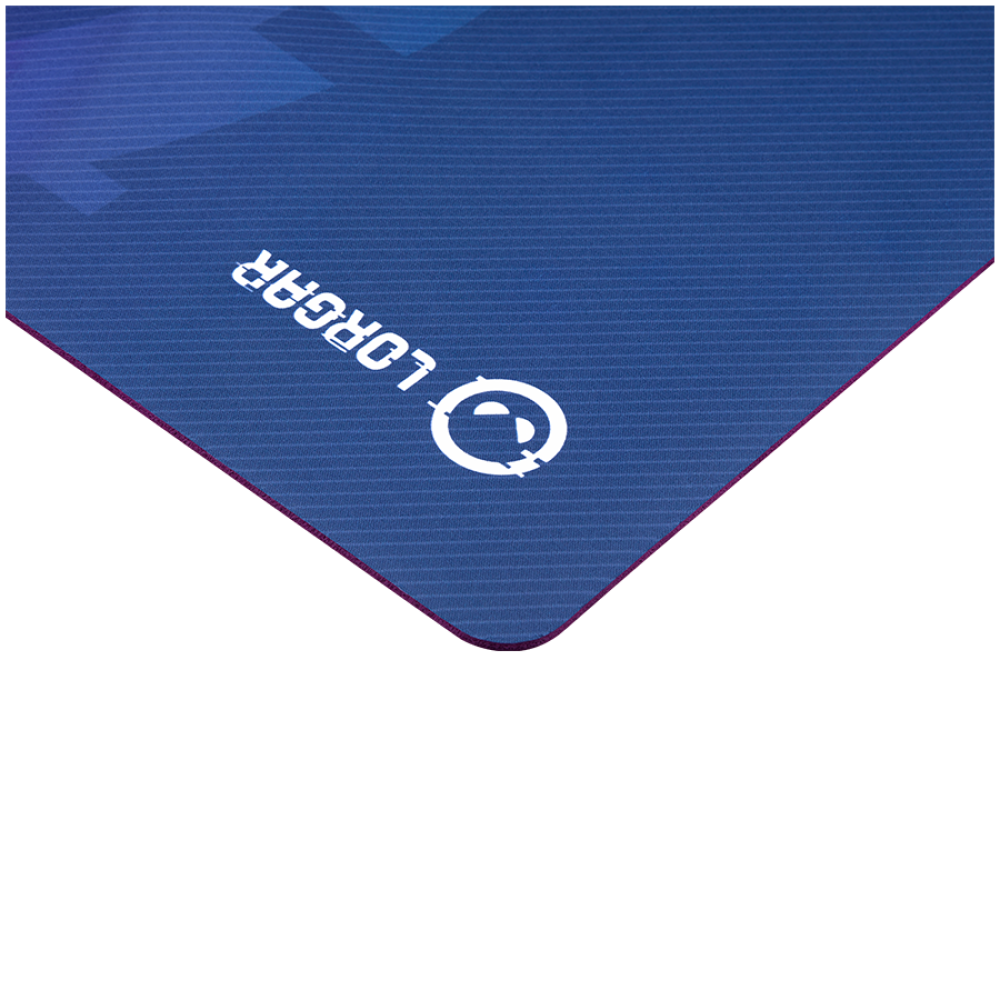 Lorgar Main 135, Gaming mouse pad, High-speed surface, Purple anti-slip rubber base, size: 500mm x 420mm x 3mm, weight 0.41kg LRG-GMP135