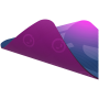 Lorgar Main 135, Gaming mouse pad, High-speed surface, Purple anti-slip rubber base, size: 500mm x 420mm x 3mm, weight 0.41kg LRG-GMP135