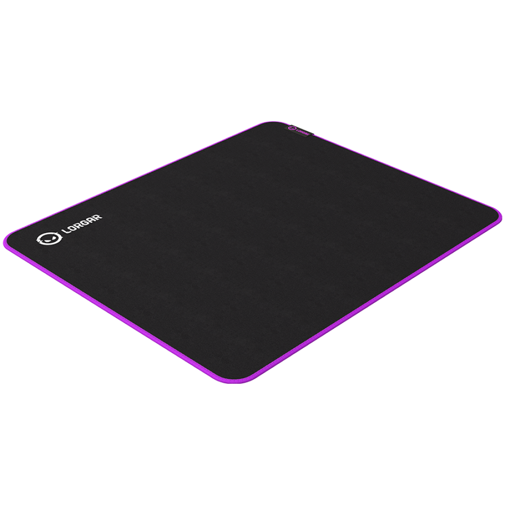 Lorgar Main 315, Gaming mouse pad, High-speed surface, Purple anti-slip rubber base, size: 500mm x 420mm x 3mm, weight 0.39kg LRG-GMP315