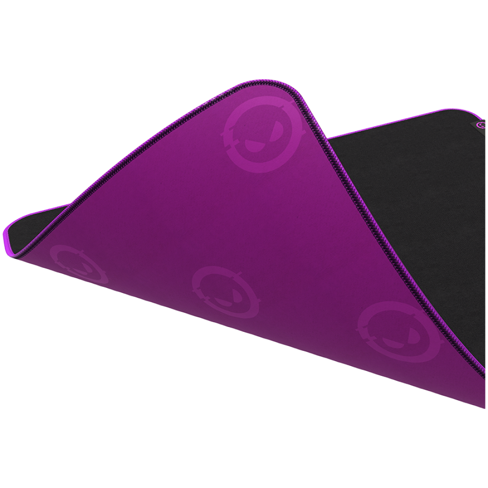 Lorgar Main 315, Gaming mouse pad, High-speed surface, Purple anti-slip rubber base, size: 500mm x 420mm x 3mm, weight 0.39kg LRG-GMP315