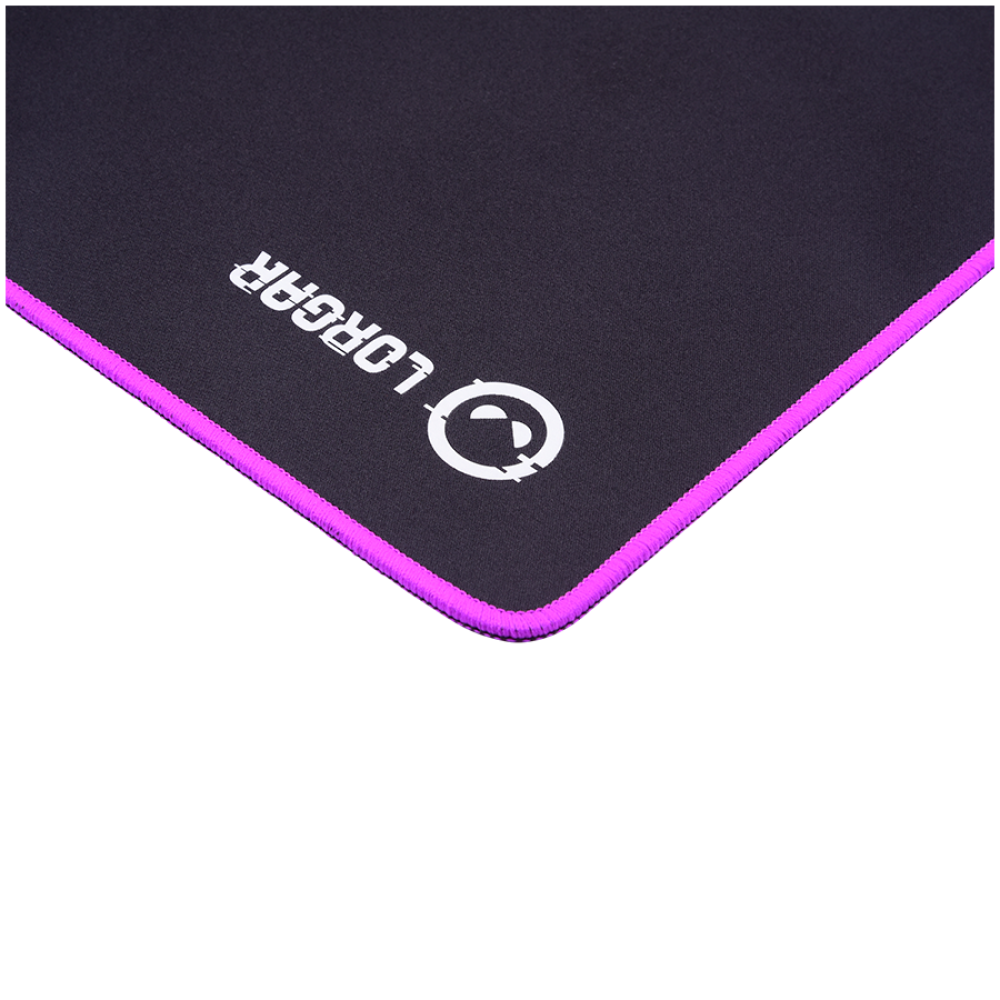 Lorgar Main 315, Gaming mouse pad, High-speed surface, Purple anti-slip rubber base, size: 500mm x 420mm x 3mm, weight 0.39kg LRG-GMP315