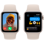 Apple Watch SE GPS 40mm Starlight Aluminium Case with Starlight Sport Band - M/L,Model A2722 MR9V3QI/A