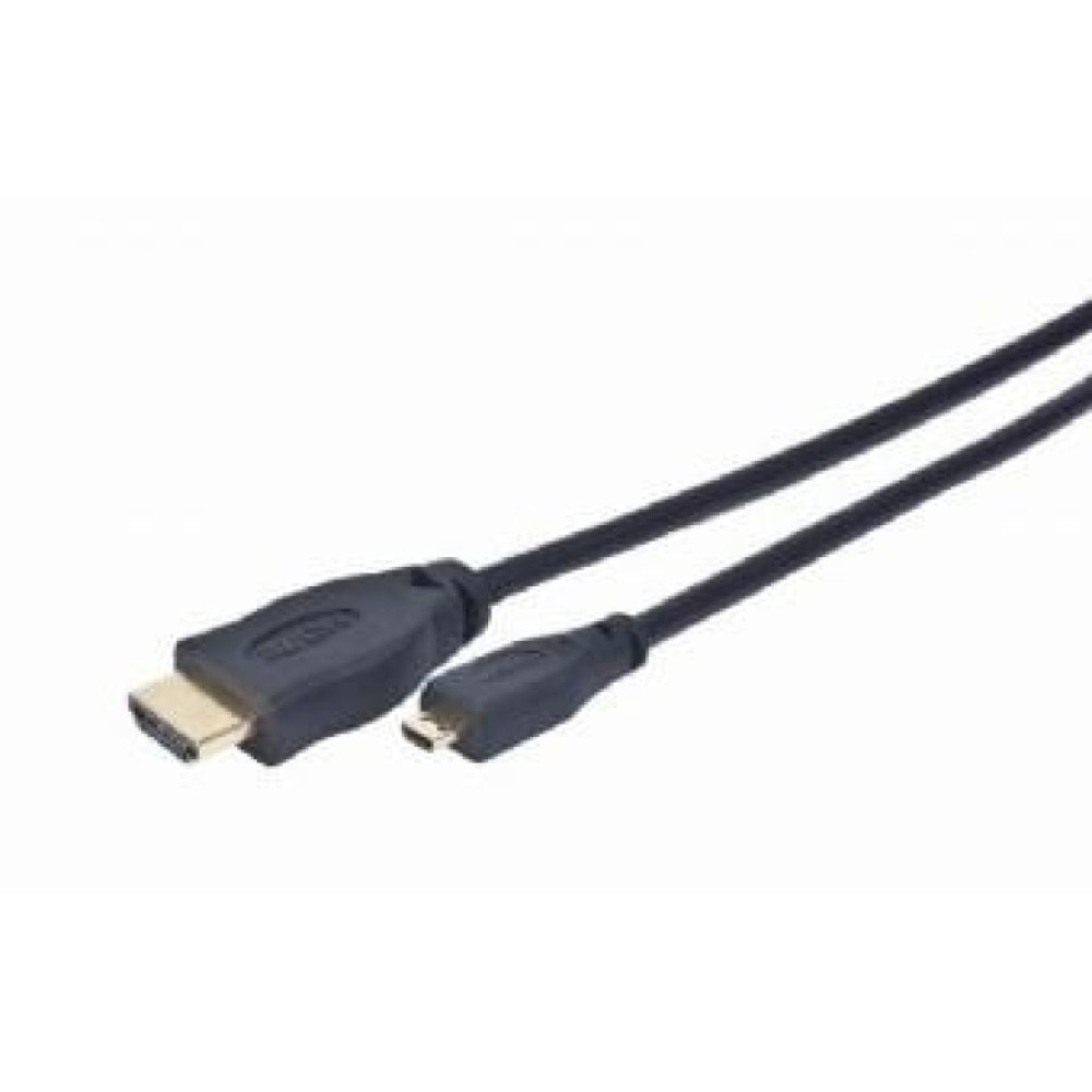 CABLE HDMI-MICRO HDMI 1.8M/V.2.0 BLK CC-HDMID-6 GEMBIRD