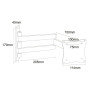 TV SET ACC WALL MOUNT SILVER/10-24 FPMA-W830 NEOMOUNTS