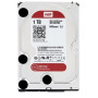 HDD, WESTERN DIGITAL, Red, 1TB, SATA 3.0, 64 MB, IntelliPower rpm, 3,5, WD10EFRX