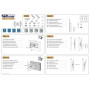 TV SET ACC WALL MOUNT BLACK/24-40 LED-W220 NEOMOUNTS