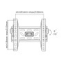 TV SET ACC WALL MOUNT BLACK/24-40 LED-W220 NEOMOUNTS